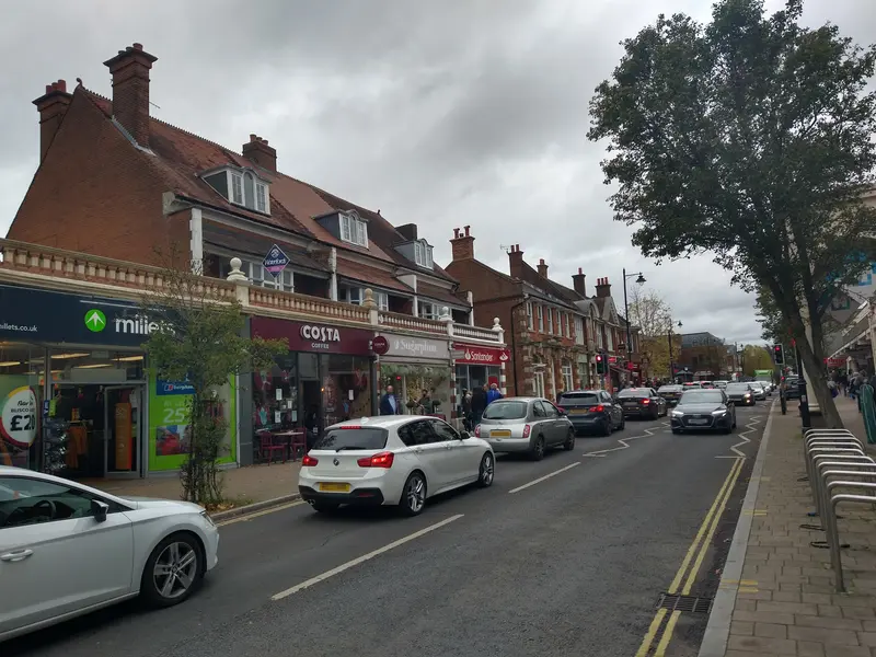 Fleet High Street converted to a two-way A-road