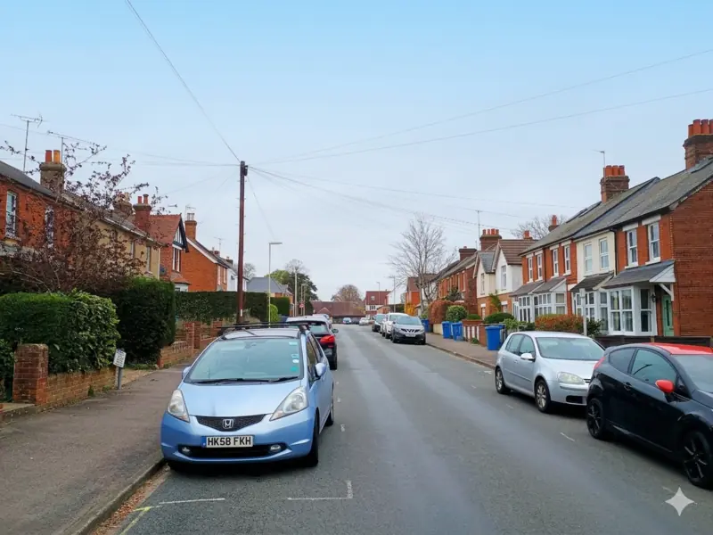 On-street parking under proposed scheme